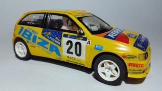 2x Scalextric Seat Ibiza Rally 20 e 41