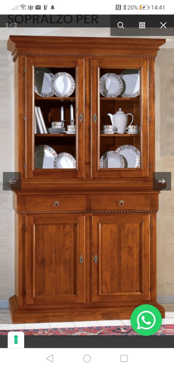 Sala  in noce Le Fablier da 4 allungabile