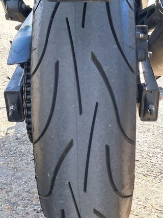 HONDA CBF600S Negra con Baúl
