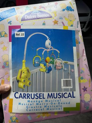 Móvil musical para cuna de bebé