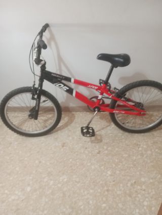 Bicicleta MTB Monty 105 Junior Roja y negra