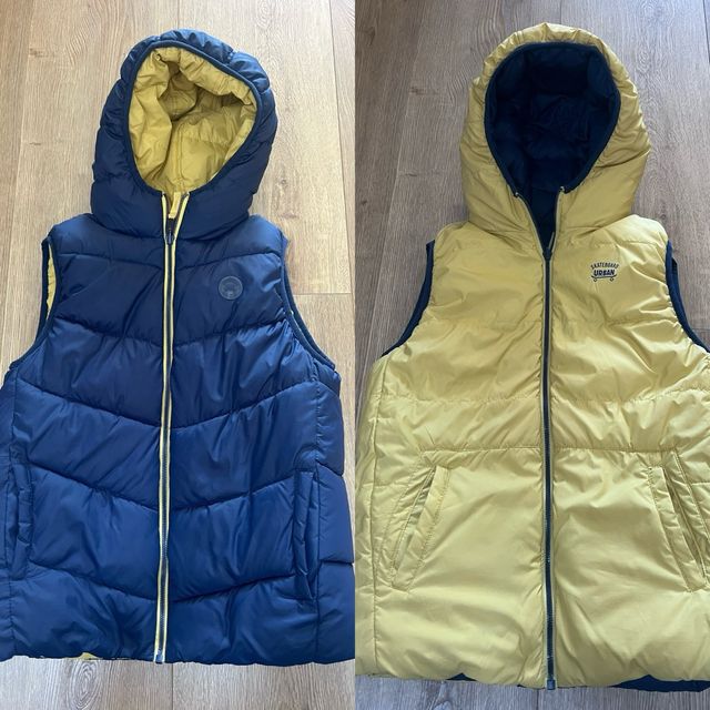 Chaleco reversible niño t. 12