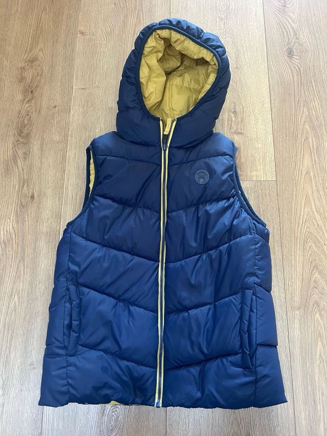 Chaleco reversible niño t. 12