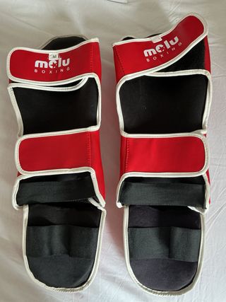 Espinilleras Molu Boxeo/Kickboxing Rojas