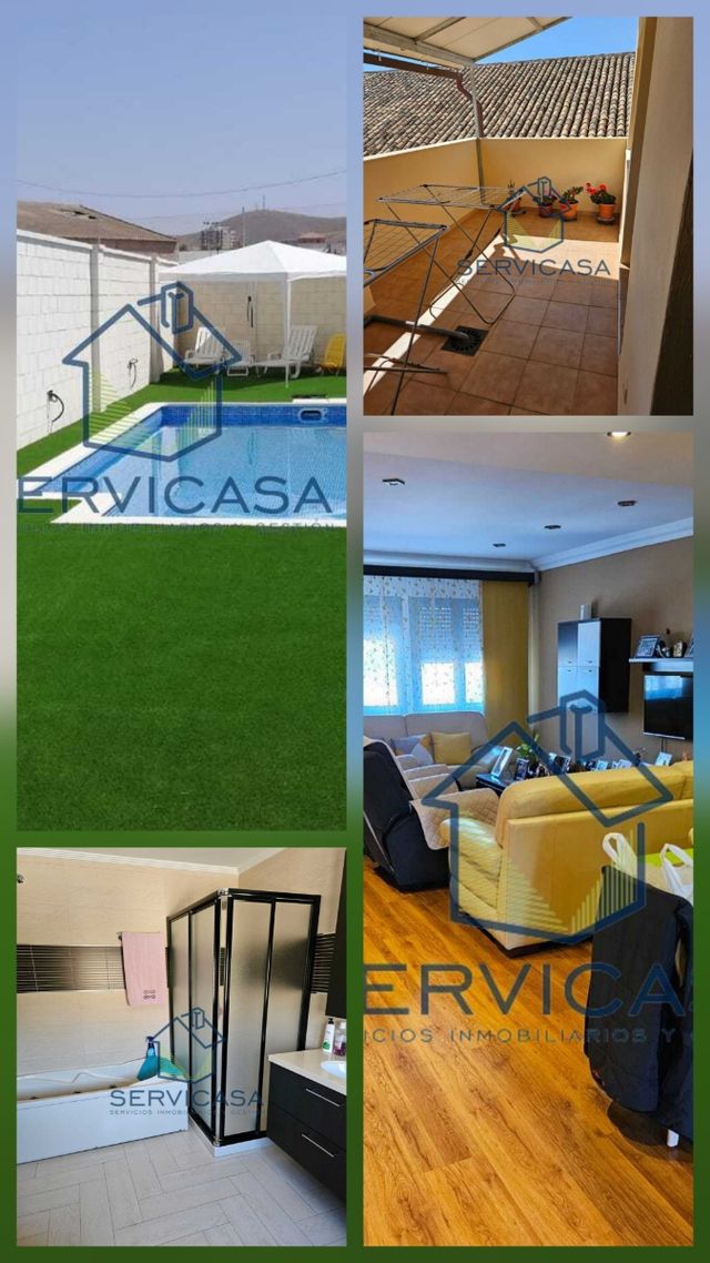 Espectacular vivienda con piscina y patio