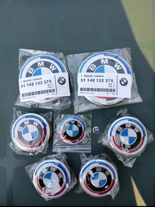 PACK 8 EMBLEMAS BMW - Logo Aniversario
