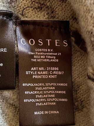 Jersey Costes estampado leopardo 