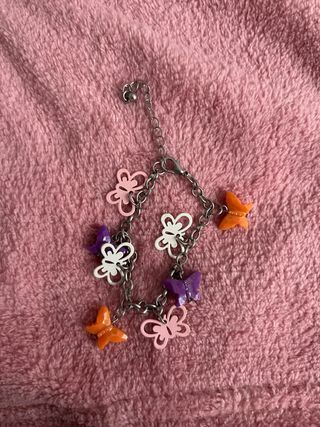 Pulsera mariposas niña