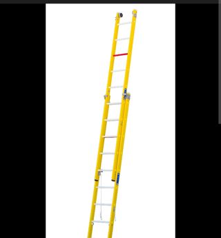 Escalera doble peldaños seminueva