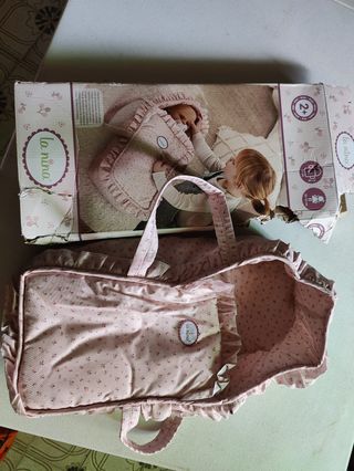 Capazo para muñecas La Nina Colección Olivia