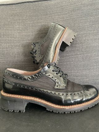 Zapatos Wonders Oxford Negros