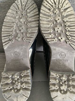 Zapatos Wonders Oxford Negros