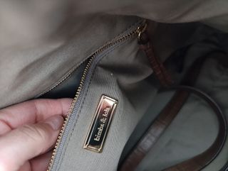 Bolso Bimba y Lola Marrón Piel Cocodrilo