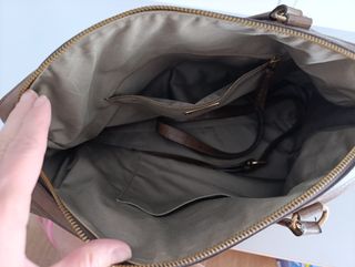 Bolso Bimba y Lola Marrón Piel Cocodrilo