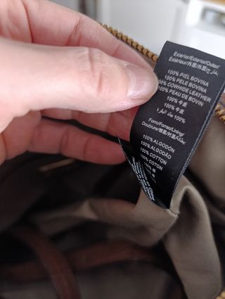 Bolso Bimba y Lola Marrón Piel Cocodrilo