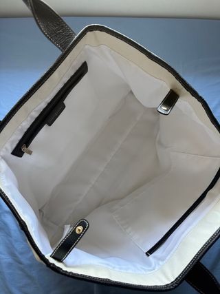 Bolso Tote Roberto Verino Blanco y Negro