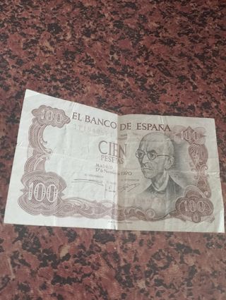 Billete 100 Pesetas Banco de España 1970