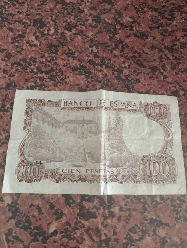 Billete 100 Pesetas Banco de España 1970