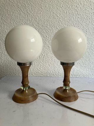 Lámparas globo de mesa