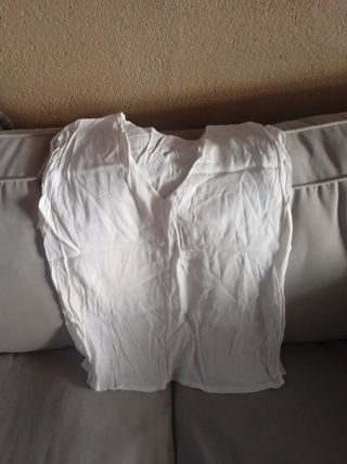 Blusa blanca mujer