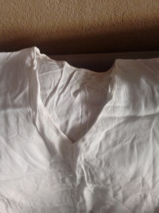 Blusa blanca mujer