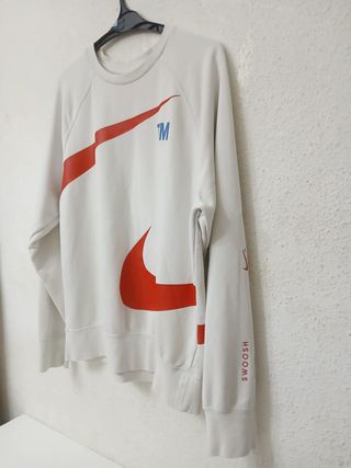 Sudadera Nike Swoosh Crewneck Blanca Talla M