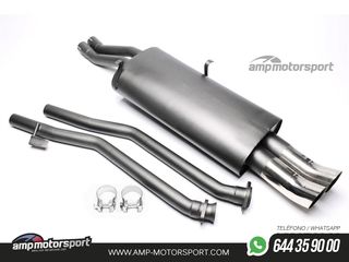 SILENCIOSO TRASERO DEPORTIVO TIPO DTM BMW E30 6CIL