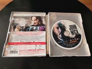 John Wick. Steelbook. Blu-ray. SIN CASTELLANO.