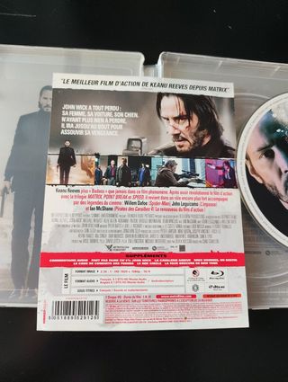 John Wick. Steelbook. Blu-ray. SIN CASTELLANO.
