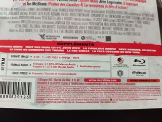 John Wick. Steelbook. Blu-ray. SIN CASTELLANO.