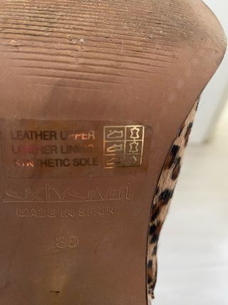 Botines Sixtyseven Piel Marrones Animal Print