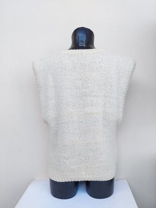 Gilet vintage taglia M o L colore bianco
