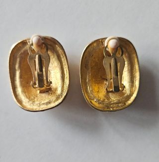 Pendientes dorados vintage