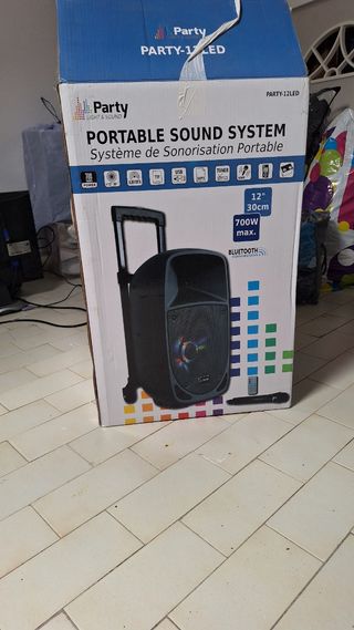 Altavoz Portátil Party 12 LED Bluetooth