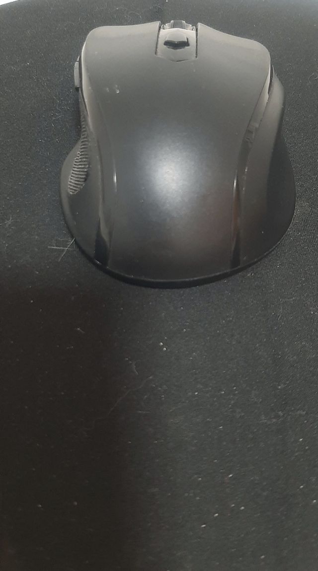 Ratón Inalámbrico Negro, en buen estado, si uso.