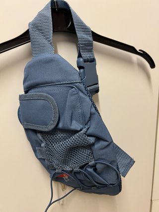 Zainetto azzurro Fiorucci e marsupio stesso colore