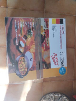 Pizza Pan Eléctrica Multi-Funciones