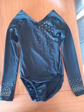 Mallot de patinaje, ritmica, ballet. Talla 10.