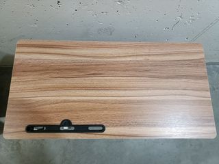 Escritorio/Mesa auxiliar elevable madera y acero. 