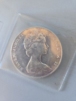 Moneda 25 Dólares Bermudas 1977 Barco Velero