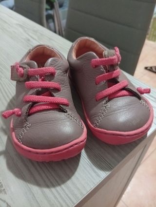 Zapatos Camper Niña Gris y Rosa n 21

