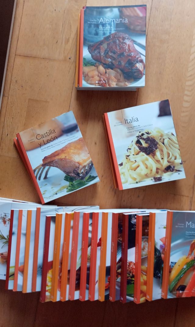 Colección libros recetas Nuestra Tierra y Mundo