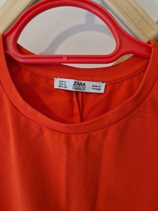 Vestido Zara Rojo Talla S