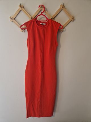 Vestido Zara Rojo Talla S