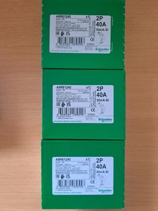 3 Diferencial 2x40 Asi Schneider A9R61240 40A