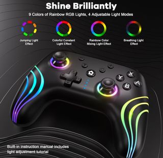 Mando Inalámbrico Bluetooth RGB Compatible PC