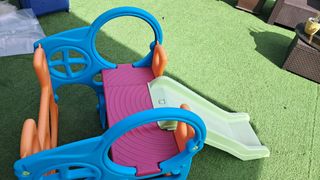 Parque infantil jardín niños