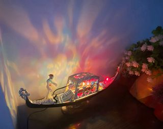 Góndola Veneciana Decorativa Iluminada