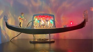 Góndola Veneciana Decorativa Iluminada