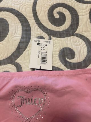 Top Juicy Couture Rosa Corazón Brillante